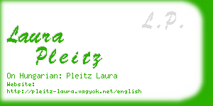laura pleitz business card